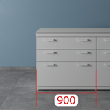 ЛК-900 ТЯ-В (с 3 ящиками) ЛДСП, Встраиваемая, для стола 900 мм