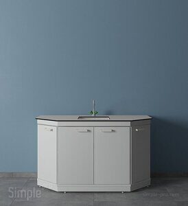 Столы-мойки торцевые СМС-Д (торцевая) 111