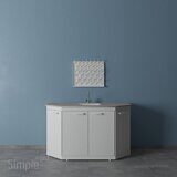 Столы-мойки торцевые 1500 СМС-Д (торцевая) + суш. стеллаж 444